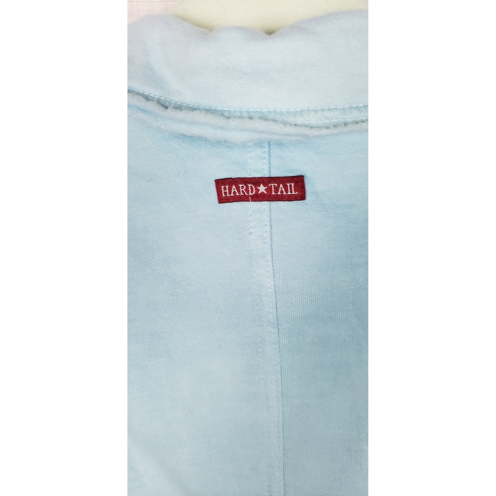 Hard Tail Forever Blue Tan Tie Dye Cotton Knit Blazer Jacket S Dopamine Spring - Picture 6 of 9